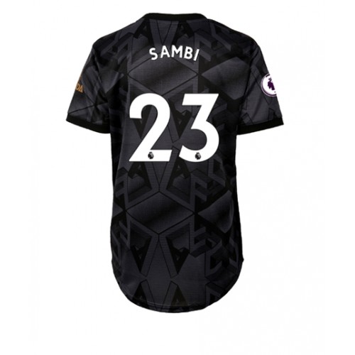 Fotbalové Dres Arsenal Albert Sambi Lokonga #23 Dámské Venkovní 2022-23 Krátký Rukáv